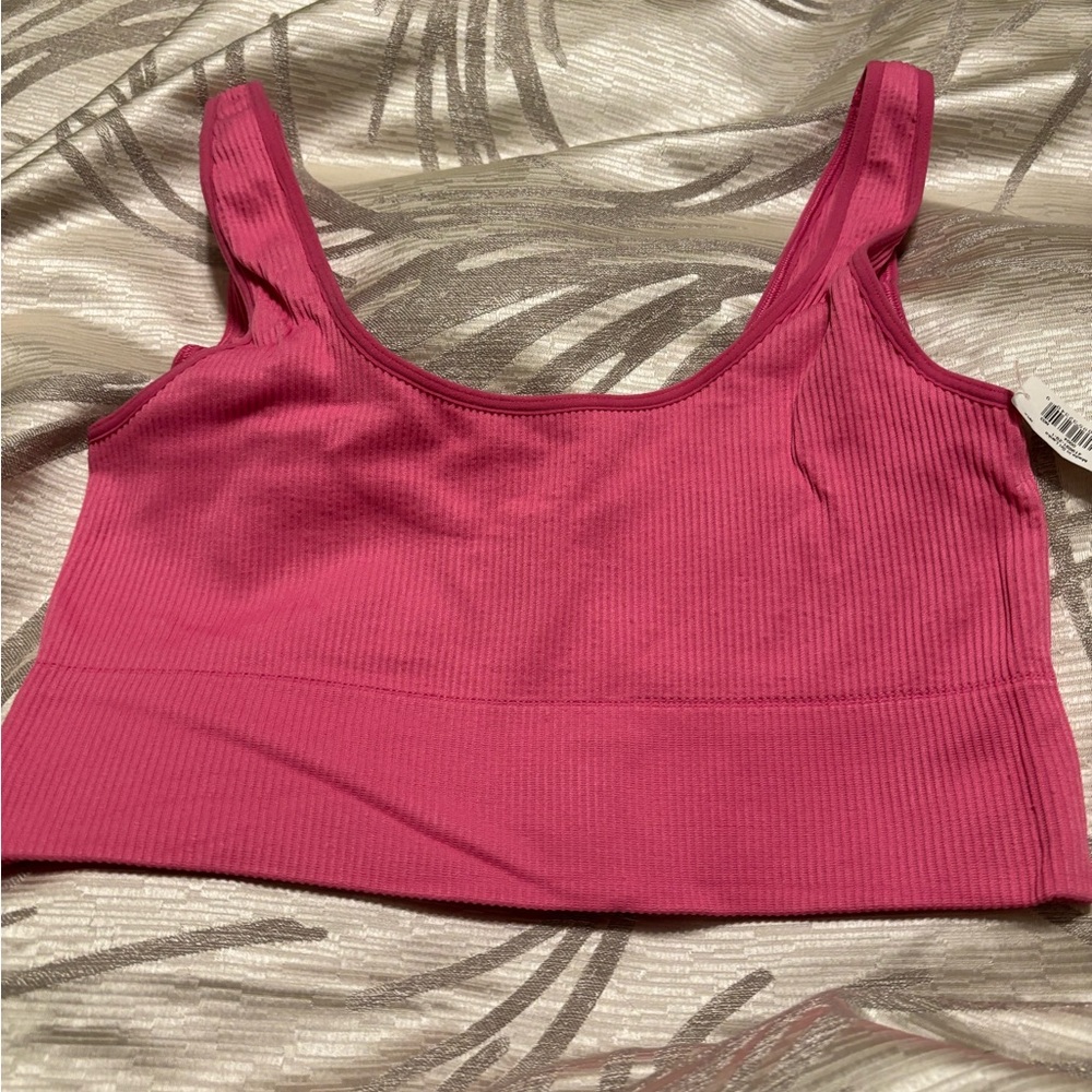 NWT GAP Seamless Ribbed XL Bralette Bundle in Periwinkle,Lavender,Pink,& Rose - Picture 9 of 10